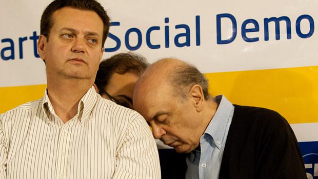 O prefeito Gilberto Kassab formalizou o apoio de seu partido, o PSD, à candidatura de José Serra (PSDB) à Prefeitura de São Paulo