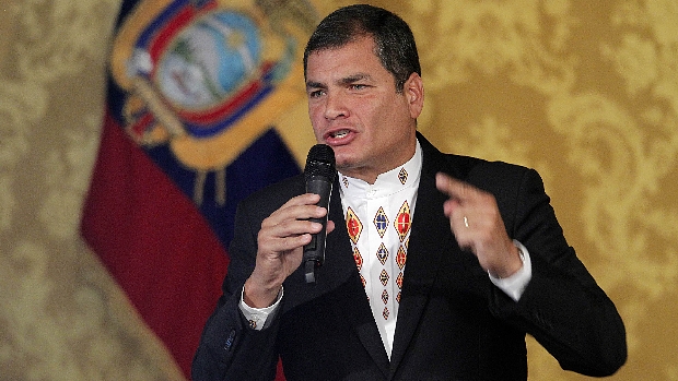 O presidente do Equador, Rafael Correa: presença confirmada na Rio+20