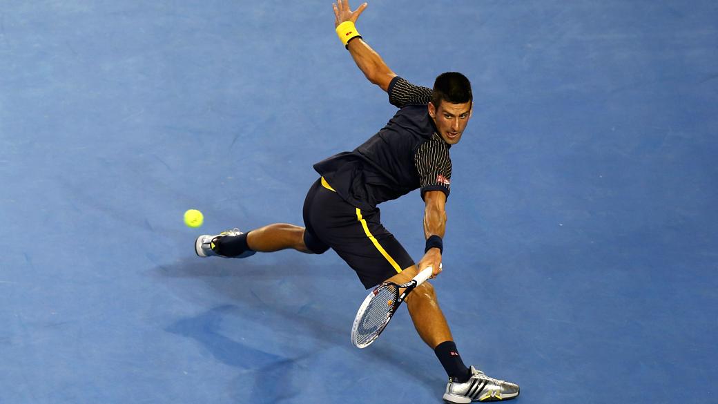 O sérvio Novak Djokovic se classificou para a final do Aberto da Austrália