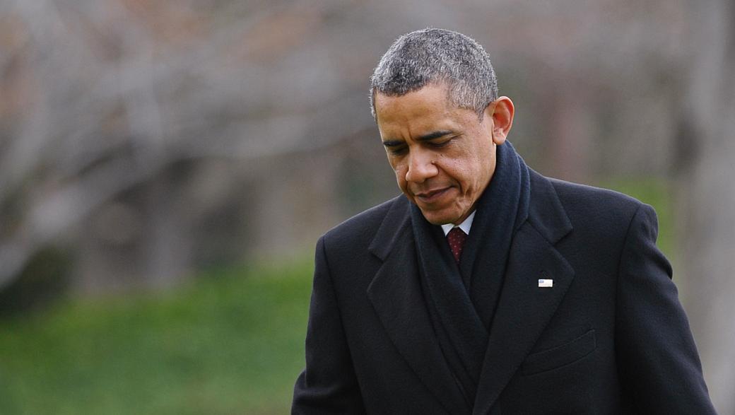 Barack Obama retorna a Washington após as celebrações de natal (27/12/2012)