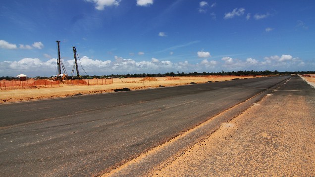 Aeroporto de São Gonçalo do Amarante, em Natal: pista de 3 quilômetros foi feita pela Infraero