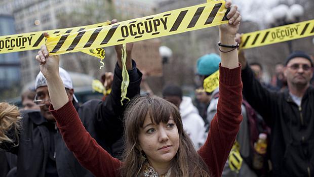 Occupy Wall Street diversifica pauta de protestos