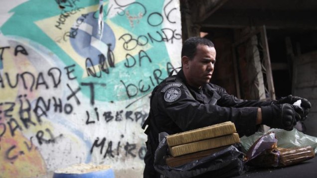 Drogas encontradas em Jacarezinho durante ocupação