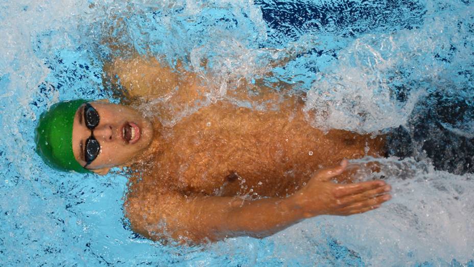 Thiago Pereira, conquistou a prata nos 400m medley superando Michael Phelps que ficou com o bronze