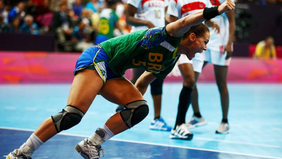 Brasil vence Angola por 29x26 no handebol pela fase preliminar do torneio olímpico em 05/08/2012