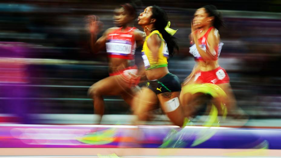 A jamaicana Shelly-Ann Fraser-Pryce, do atletismo