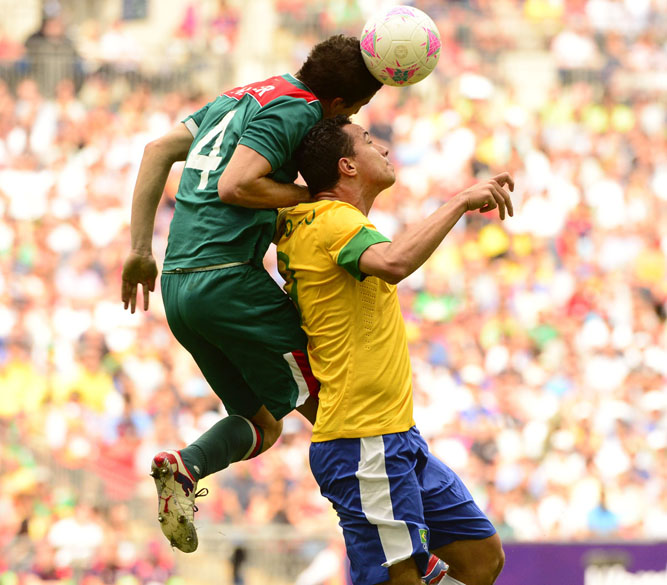 Partida entre Brasil e México nos Jogos Olímpicos de Londres 2012