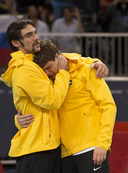 Final do vôlei entre Brasil e Rússia nos Jogos Olímpicos de Londres 2012