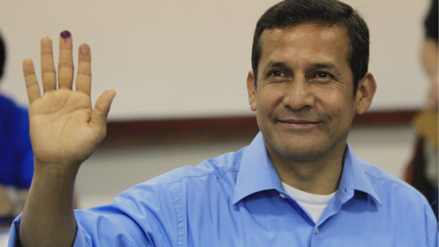 Ollanta Humala, candidato à presidência no Peru