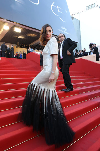 Atriz Elodie Bouchez chega para a exibição de "On the Road", apresentado em competição no 65º Festival de Cannes