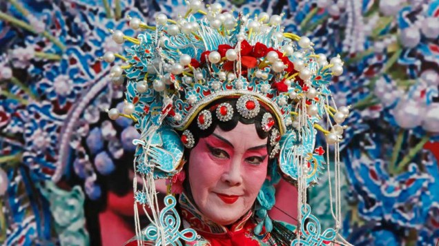 Apresentação de ópera nas celebrações do Ano do Coelho no zodíaco chinês, Pequim