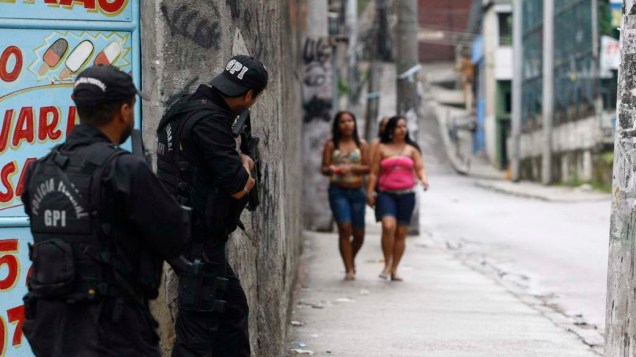 Na sexta-feira, dia 26 de novembro, operação policial no Complexo do Alemão, na zona norte do Rio de Janeiro