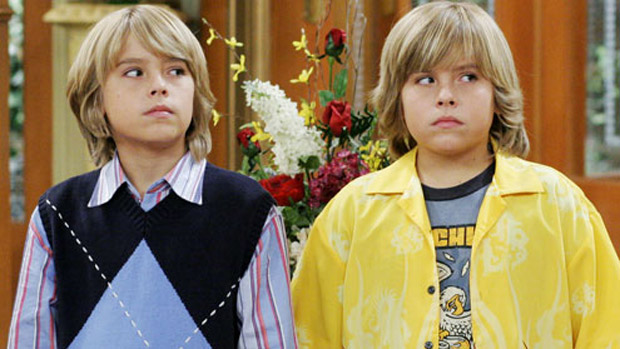 Os irmãos gêmeos Cole e Dylan Sprouse, da série Zack & Cody, da Disney Os irmãos gêmeos Cole e Dylan Sprouse, da série Zack & Cody, da Disney