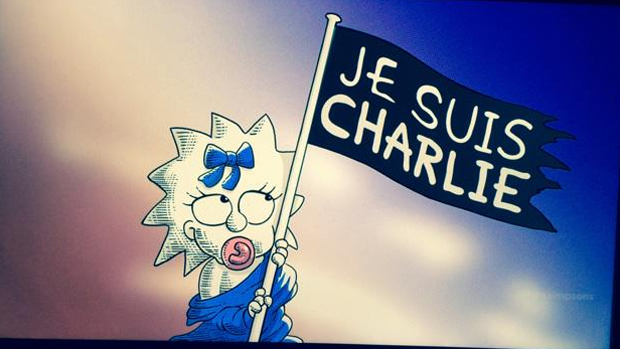 'Os Simpsons' presta tributo à revista satírica 'Charlie Hebdo'