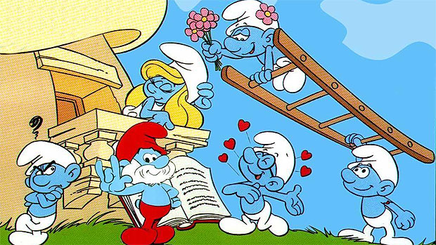 Os Smurfs, da Hanna Barbera (620)