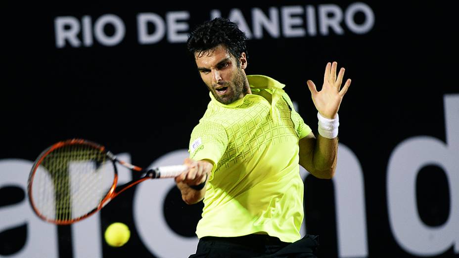 Pablo Andujar durante o Rio Open