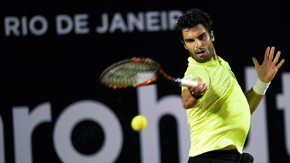 Pablo Andujar durante o Rio Open