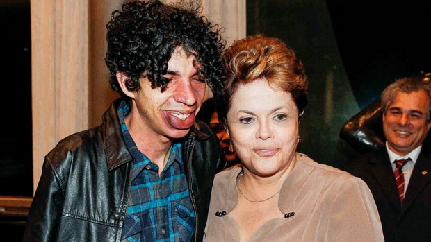 Pablo Capilé com a presidente Dilma Rousseff