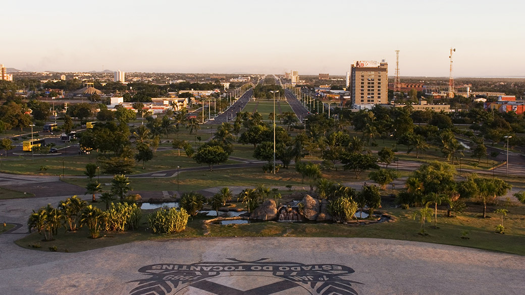 Vista da cidade de Palmas (TO)