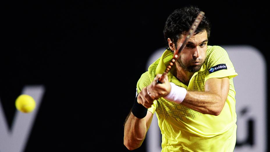 Pablo Andujar durante o Rio Open