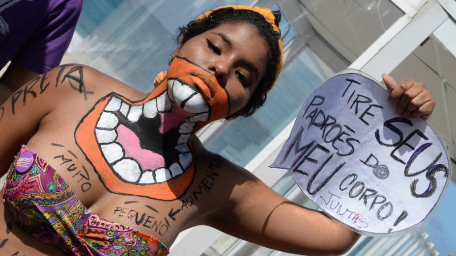 Protestos durante a Jornada Mundial da Juventude, em 27/07/2013