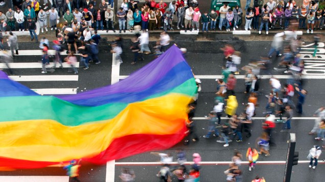 Em São Paulo, aconteceu a 17ª edição da Parada Gay, na Avenida Paulista