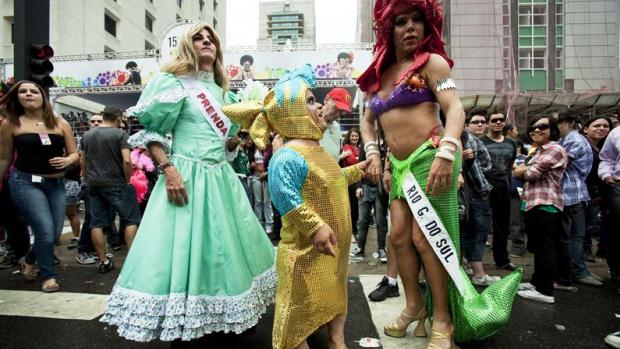 Parada Gay na Avenida Paulista