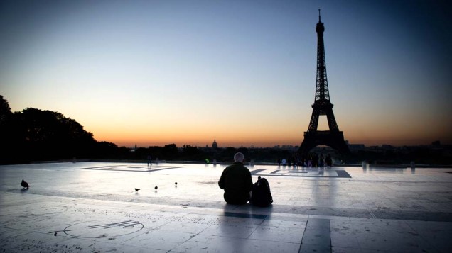Vista da Torre Eiffel, em Paris