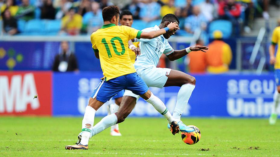 Partida entre Brasil x França, amistoso de preparação para a Copa das Confederações realizada no Arena do Grêmio