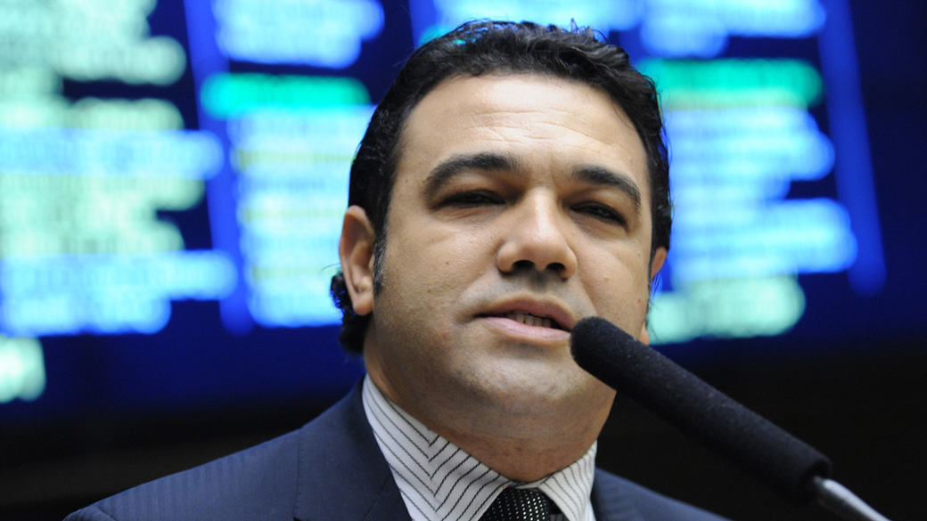 O deputado e pastor Marco Antônio Feliciano (PSC-SP). Sessão que o escolheria para presidência de comissão foi adiada
