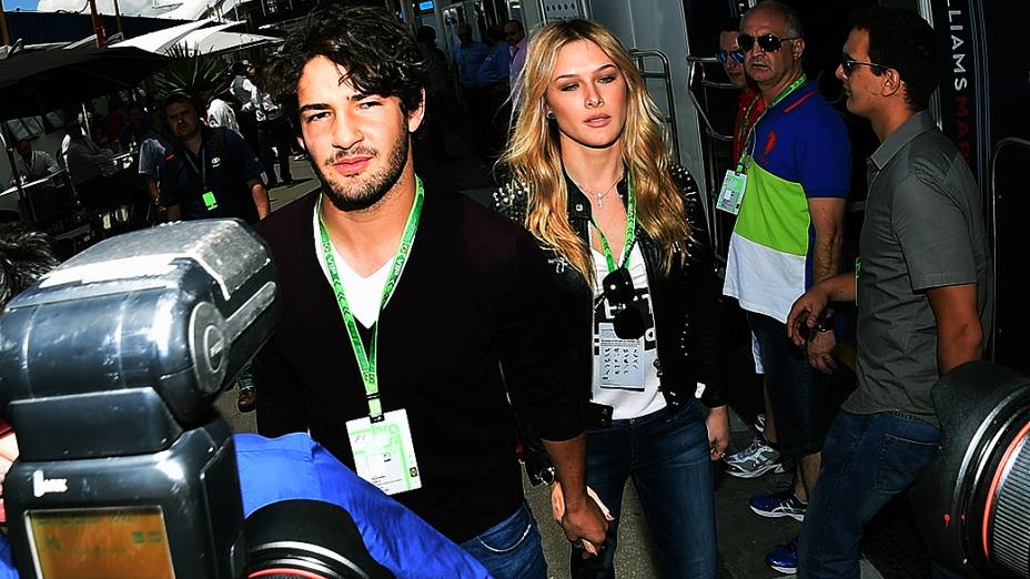 Alexandre Pato e Fiorella Mattheis