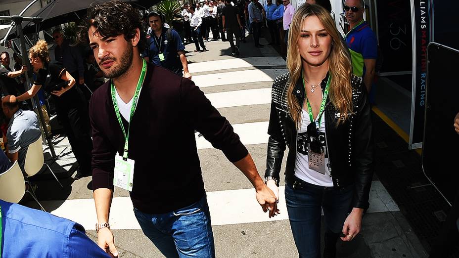 Alexandre Pato e Fiorella Mattheis