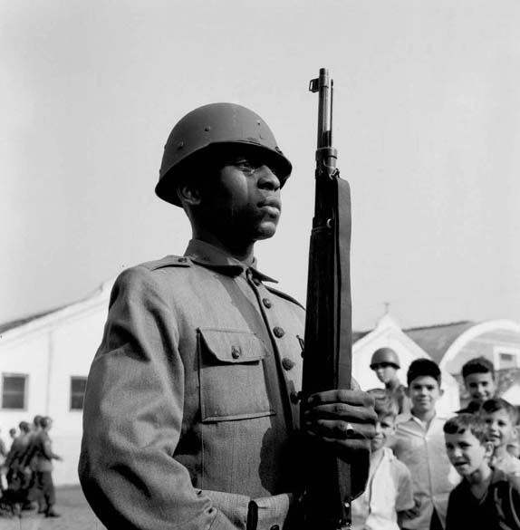 Pelé no exército, em 1959