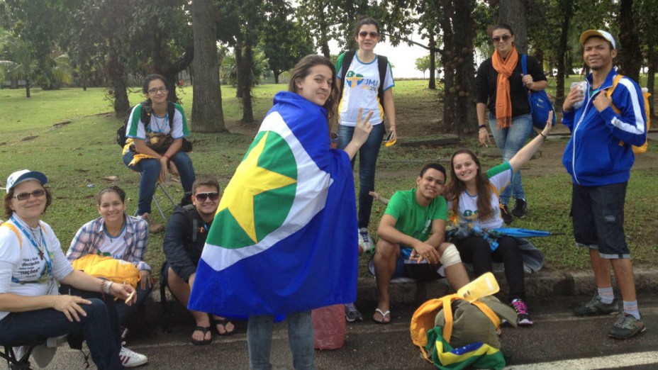A peregrinação do Centro a Copacabana, na JMJ