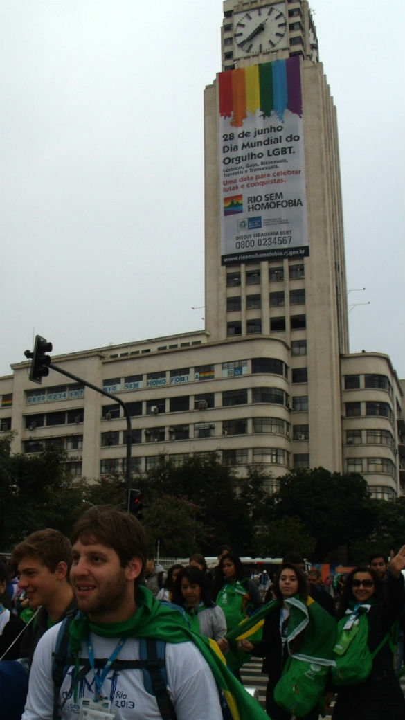 A peregrinação do Centro a Copacabana, na JMJ