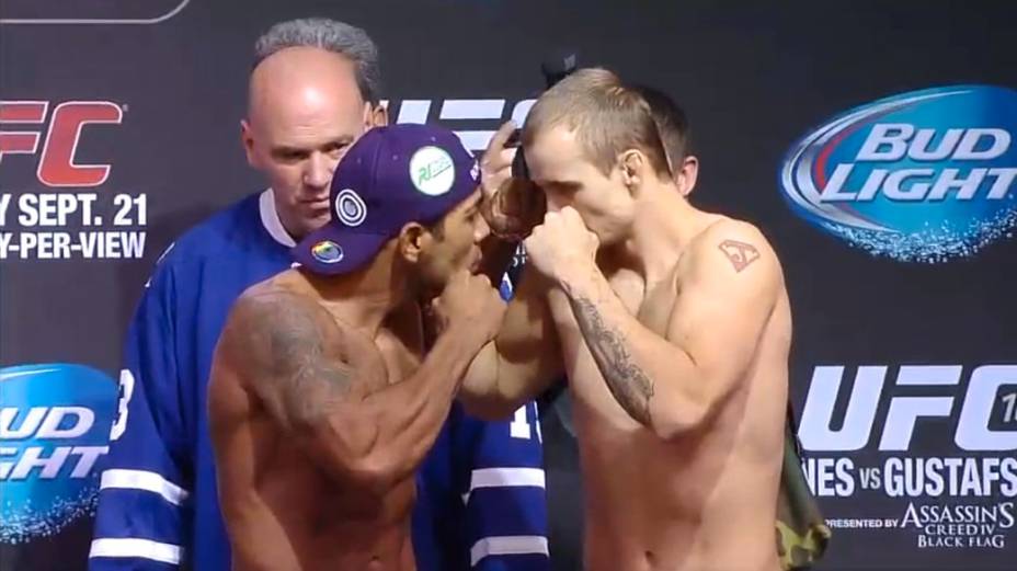 Pesagem do UFC 165, em Toronto: Michel Trator x Jesse Ronson