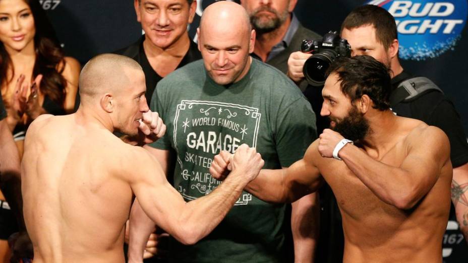 A pesagem do UFC 167: Georges St-Pierre x Johny Hendricks