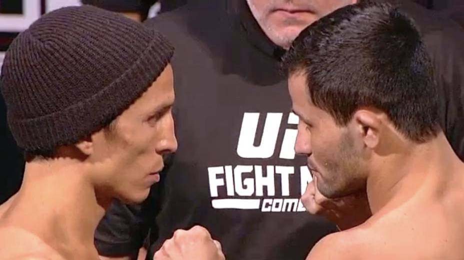 A pesagem do UFC em Belo Horizonte: Joseph Benavidez x Jussier Formiga