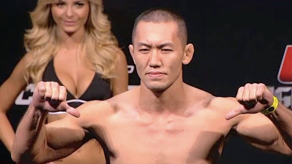 A pesagem do UFC em Belo Horizonte: Yushin Okami