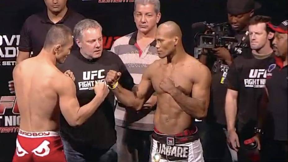 A pesagem do UFC em Belo Horizonte: Yushin Okami x Ronaldo Jacaré