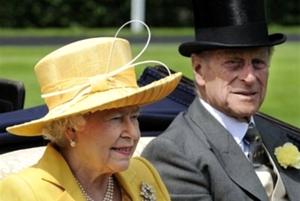 A rainha Elizabeth II e o príncipe Philip
