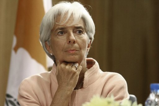 Christine Lagarde participa de um encontro da UE em 14 de setembro em Nicósia, no Chipre