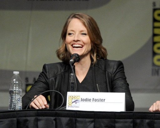 A atriz americana Jodie Foster