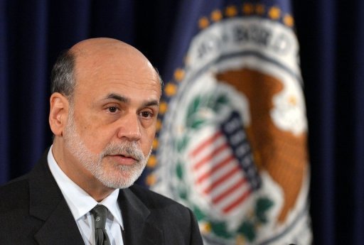 O presidente do Federal Reserve, Ben Bernanke