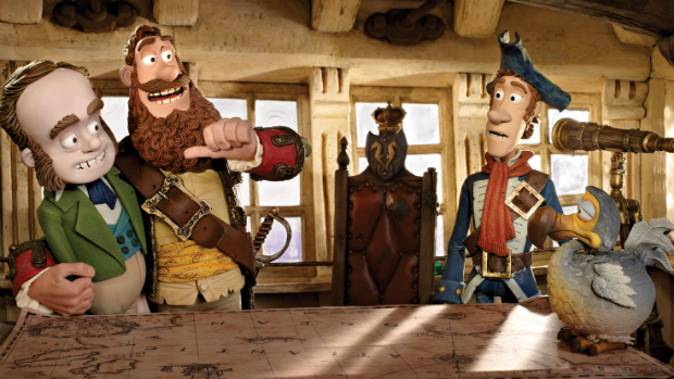 Cena da animação Piratas Pirados, de Peter Lord