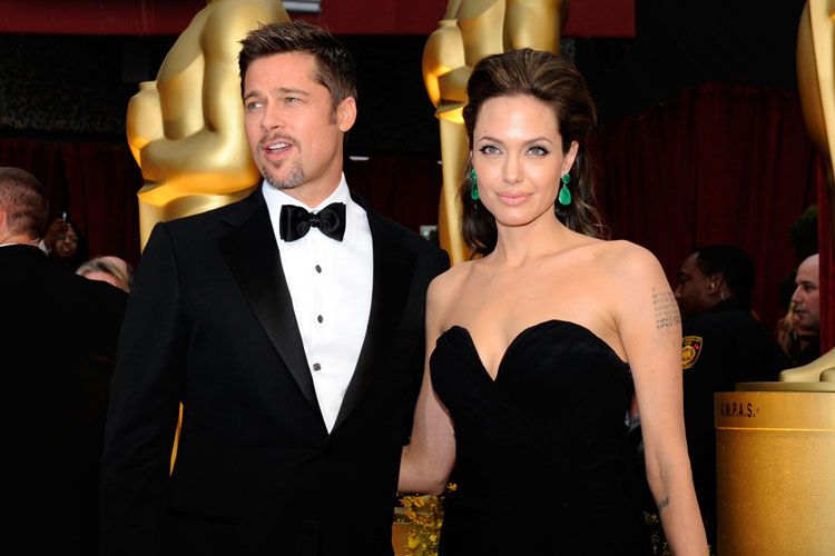 Na cerimônia de entrega do Oscar, em 2009, quando Angelina foi consagrada a melhor atriz por sua participação em A Troca.