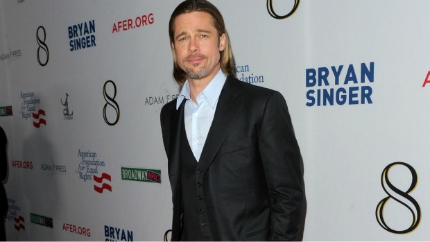 O ator Brad Pitt, eleito um dos pais mais estilosos