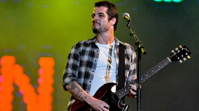 Pitty durante o show no palco Mundo, no último dia do Rock in Rio, em 02/10/2011