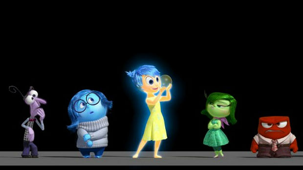 Os personagens de Inside Out, nova animação da Pixar