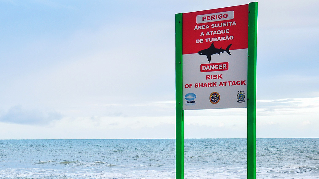 Vítima foi atacada na praia de Boa Viagem, em Recife